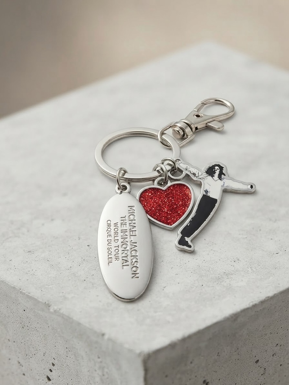 Michael Jackson The Immortal World Tour Keychain - Official Cirque du Soleil